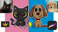  -  Drawing Cute Pets in Procreate | Kitten and Puppy 