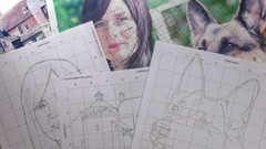  -  How To Free Hand Draw with Square Drawing Grids 