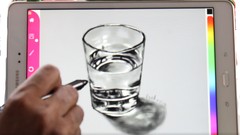  -  Draw a glass with the Paintology app 